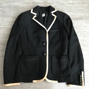 J. Crew Black Wool Blazer, Size 0
